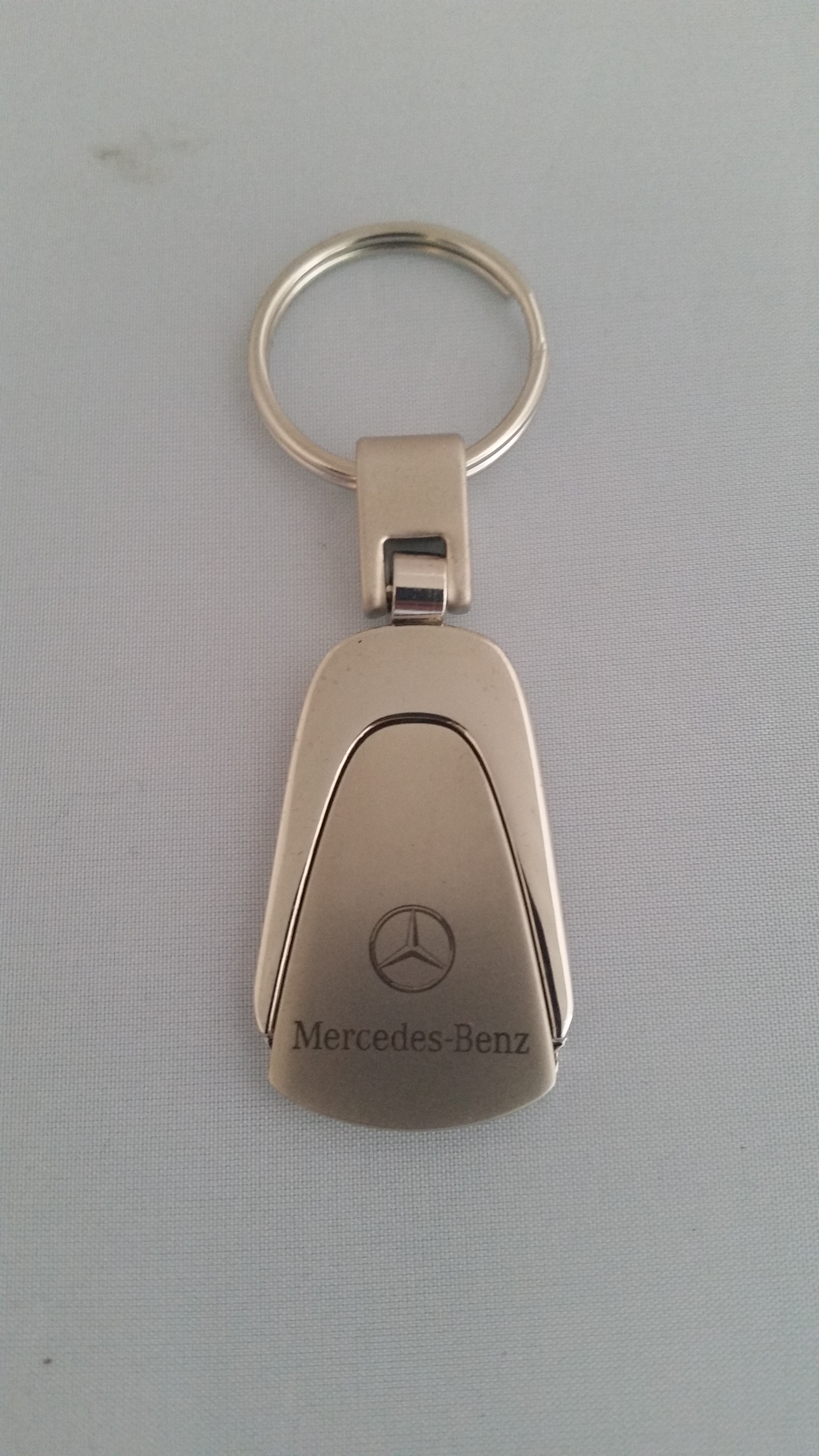 Mercedes Benz Key Chain Silver and Chrome 