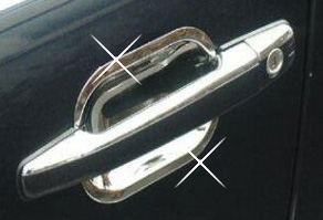 Mercedes Benz E-Class Chrome Door Handle Inserts 96-02 