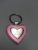 Mercedes Benz Pink Heart Keychain 