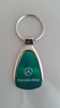 Mercedes Benz Green & Silver Keychain 