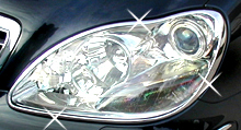 Chrome Headlight Trim S-Class 2003-2004 